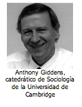 Anthony Giddens, catedrático de Sociología de la Universidad de Cambridge  