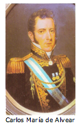 Text Box:   Carlos Marï¿½a de Alvear 