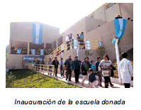 Inauguracin de la escuela donada  por Belgrano en Campo Verde - Jujuy 