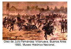 Text Box:   Oleo de Julio Fern�ndez Villanueva. Buenos Aires 1890. Museo Hist�rico Nacional.  