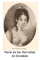 Text Box:   Mar�a de los Remedios de Escalada 