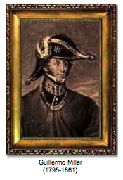 Text Box:   Guillermo Miller (1795-1861) 