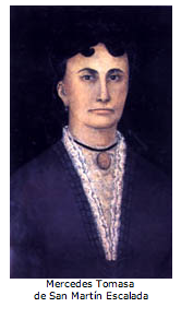 Text Box:   Mercedes Tomasa  de San Mart�n Escalada 