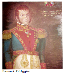 Text Box:   Bernardo O`Higgins 