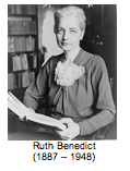 Ruth Benedict  (1887  1948) 